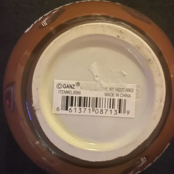 Got Chocolate? 2 Ceramic Bowl Brown White Chocolate Candies Snacks Ice Cream NWT - Picture 8 of 9